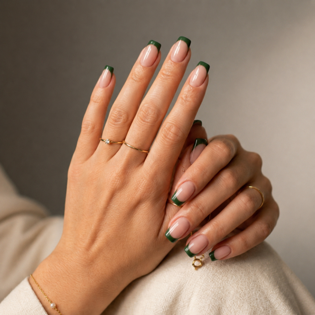Summer Beach Nails 2026 square nail shape coastal french manicure