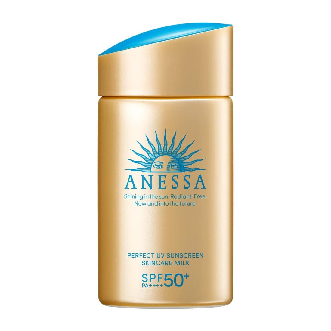 Top 10 Best Sunscreen for all skin types Anessa Perfect UV Sunscreen Skincare Milk bottle with creamy white milk texture swatched on a clean surface showing lightweight Japanese SPF 50 formula