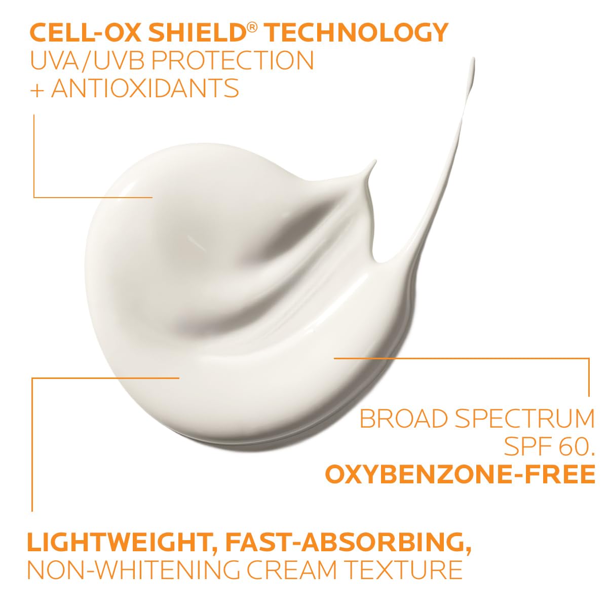 Top 10 Best Sunscreen for all skin types Silky milky texture of La Roche-Posay Anthelios sunscreen blended onto skin showing fast-absorbing dermatologist-recommended formula