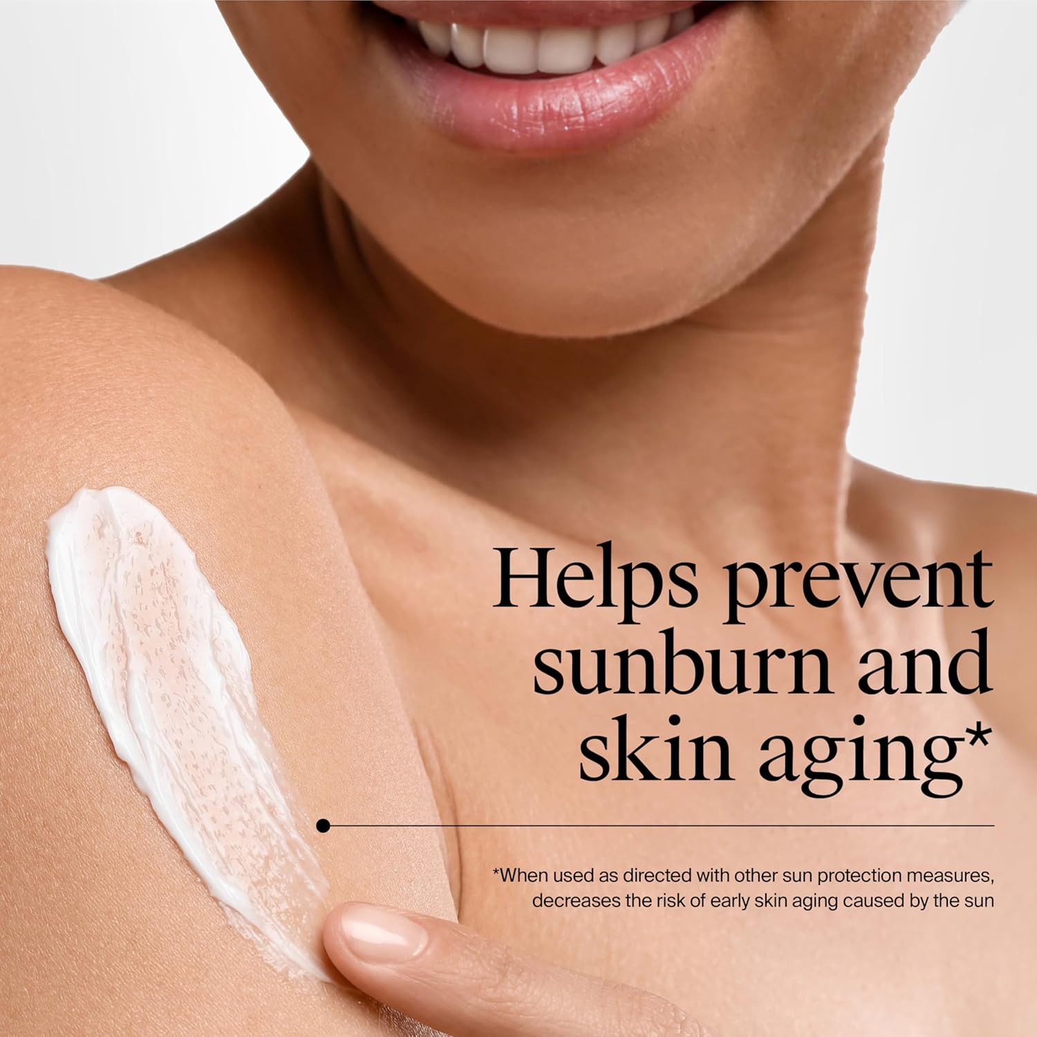 Top 10 Best Sunscreen for all skin types Lightweight dry-touch texture of Neutrogena Ultra Sheer SPF 55 swatched on skin showing matte non-greasy finish