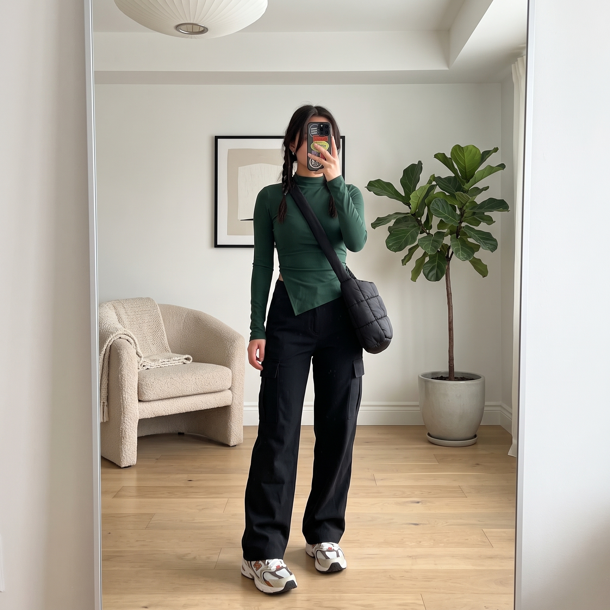 Cargo pants chilly day outfit