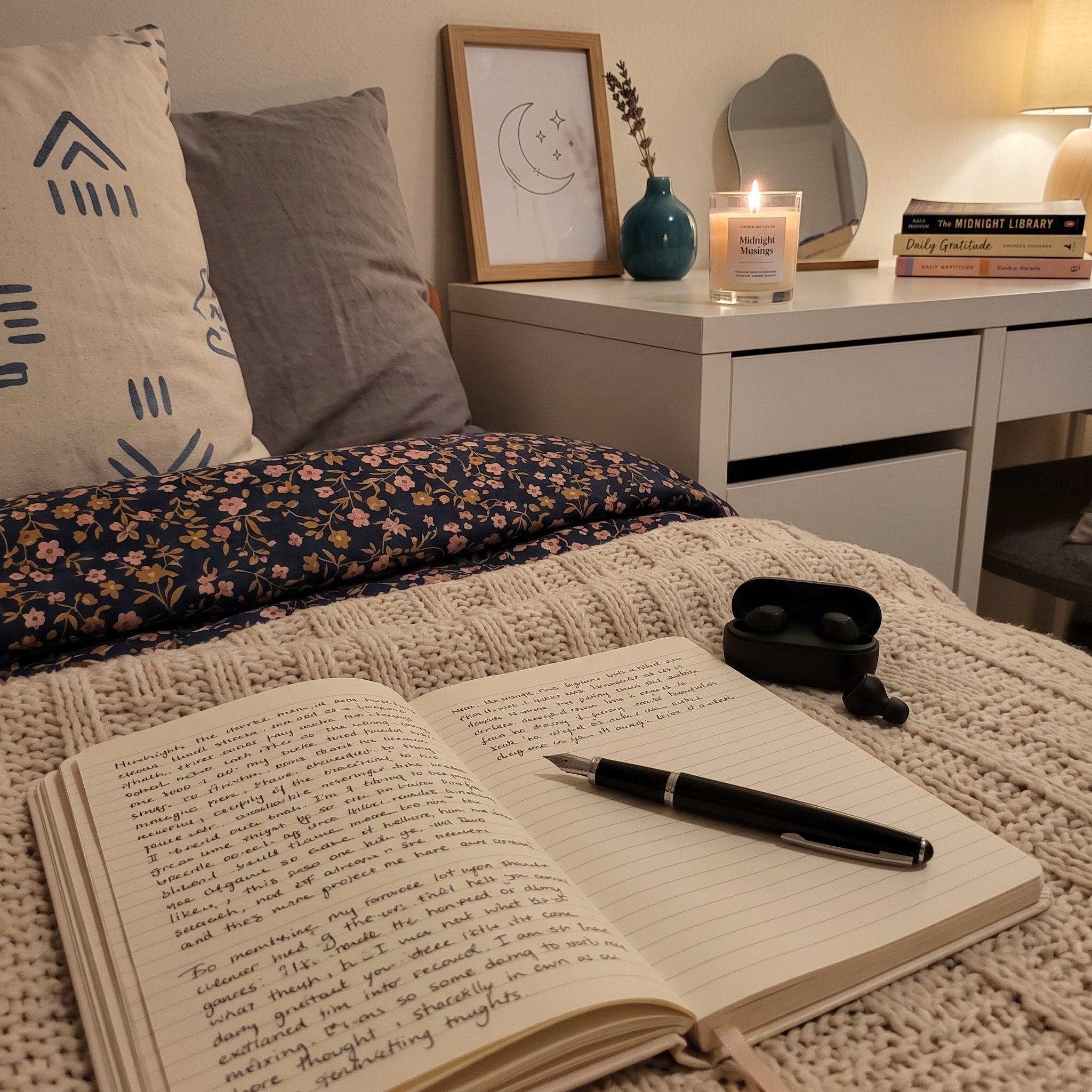 Relaxing evening wind-down routine