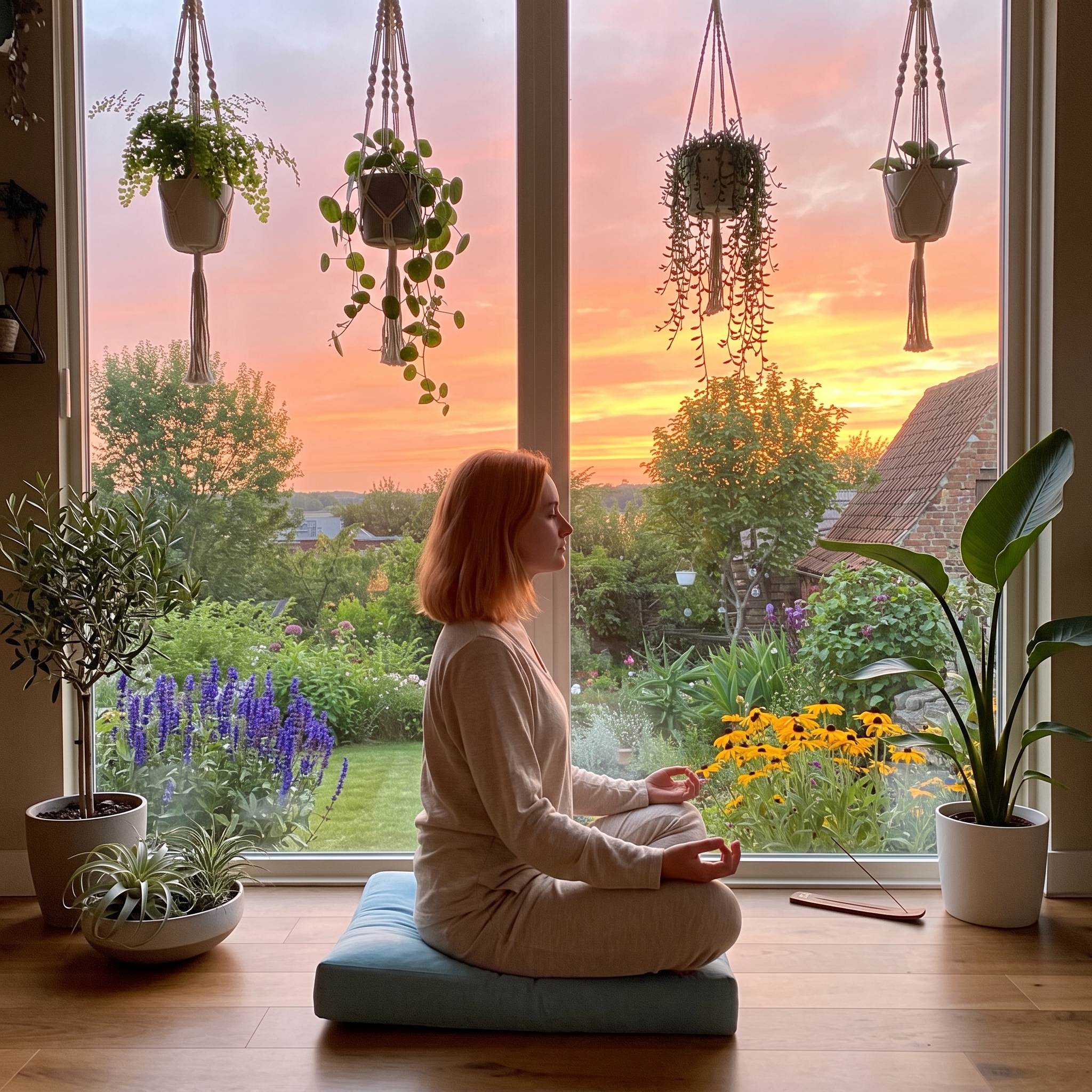 Gentle stretching and yoga at home