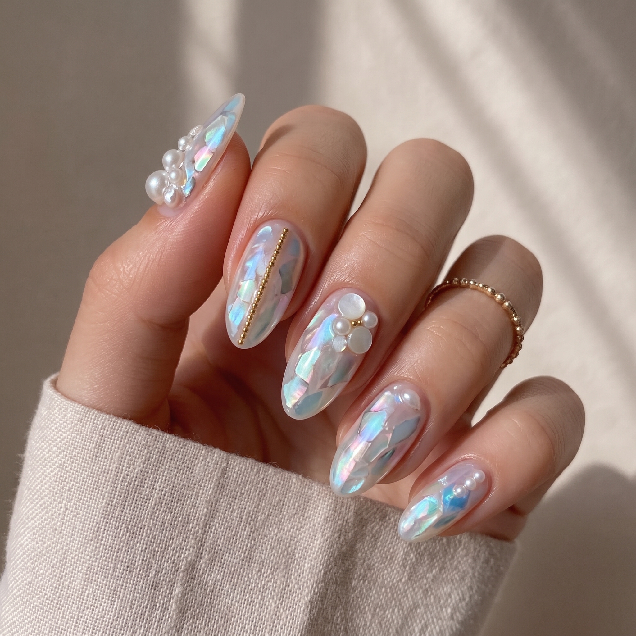 Pearlcore graduation nails