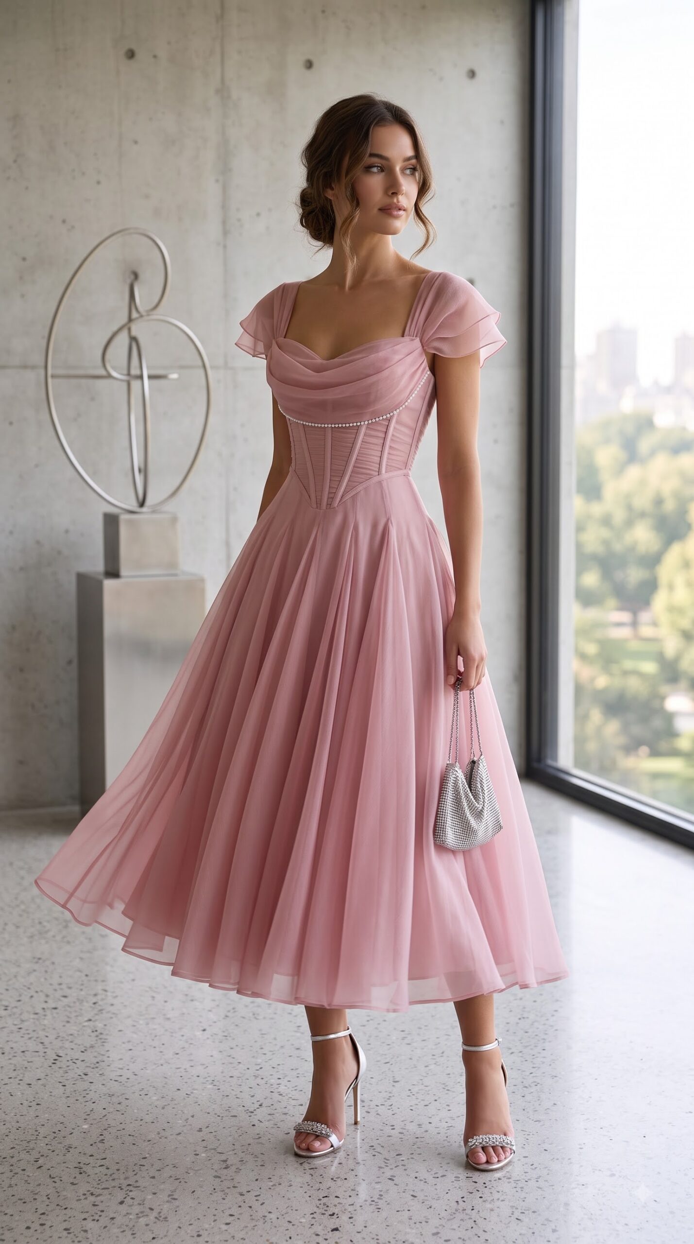 Pink corset prom dress pink cute outfits for prom