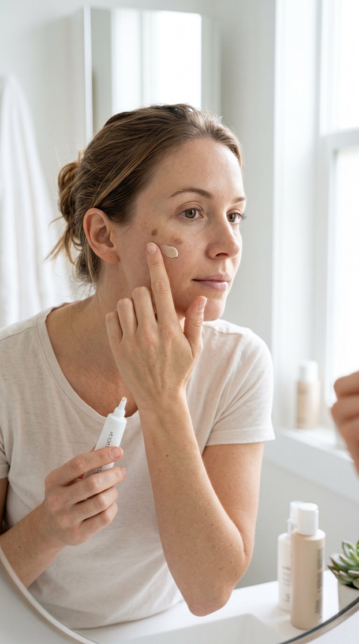 Targeted dark spot corrector for precise treatment