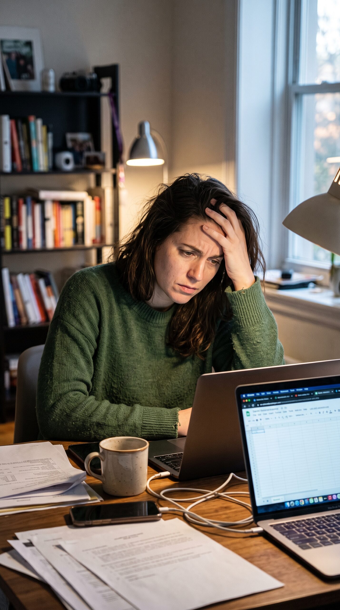 Calm self-care moment for managing stress and reducing melasma flare-ups