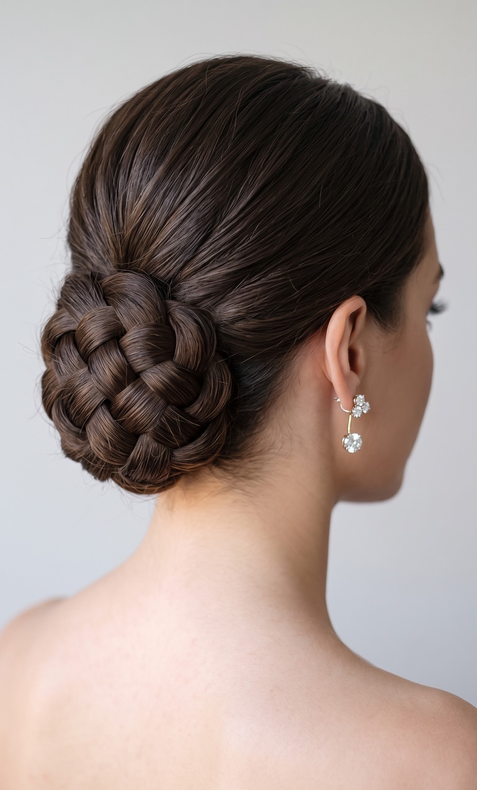 upstyles - twisted low bun everyday hairstyle